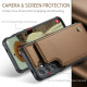 For Samsung Galaxy S24+ 5G CaseMe C22 PC+TPU Business Style RFID Anti-theft Leather Phone Case(Brown)