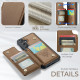 For Samsung Galaxy S24+ 5G CaseMe C22 PC+TPU Business Style RFID Anti-theft Leather Phone Case(Brown)