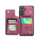 For Samsung Galaxy S24+ 5G CaseMe C22 PC+TPU Business Style RFID Anti-theft Leather Phone Case(Wine Red)