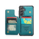 For Samsung Galaxy S24+ 5G CaseMe C22 PC+TPU Business Style RFID Anti-theft Leather Phone Case(Blue Green)