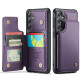 For Samsung Galaxy S24+ 5G CaseMe C22 PC+TPU Business Style RFID Anti-theft Leather Phone Case(Purple)