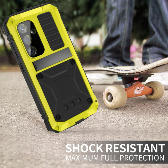 For Samsung Galaxy S24+ 5G R-JUST Life Waterproof Dustproof Shockproof Phone Case(Yellow)