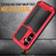 For Samsung Galaxy S24+ 5G R-JUST Sliding Camera Life Waterproof Holder Phone Case(Red)
