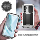 For Samsung Galaxy S24+ 5G R-JUST Sliding Camera Life Waterproof Holder Phone Case(Silver)