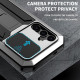 For Samsung Galaxy S24+ 5G R-JUST Sliding Camera Life Waterproof Holder Phone Case(Silver)