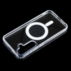 For Samsung Galaxy S24+ 5G MagSafe Clear Acrylic PC +TPU Phone Case(Transparent)