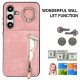 For Samsung Galaxy S24+ 5G Retro Ring and Zipper RFID Card Slot Phone Case(Pink)