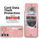 For Samsung Galaxy S24+ 5G Retro Ring and Zipper RFID Card Slot Phone Case(Pink)