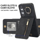 For Samsung Galaxy S24+ 5G Retro Ring and Zipper RFID Card Slot Phone Case(Black)