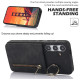 For Samsung Galaxy S24+ 5G Retro Ring and Zipper RFID Card Slot Phone Case(Black)