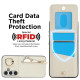 For Samsung Galaxy S24+ 5G Retro Ring and Zipper RFID Card Slot Phone Case(Beige)