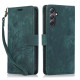 For Samsung Galaxy S24+ / S25+ 5G Orchid Butterfly Embossed Leather Phone Case(Green)