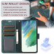 For Samsung Galaxy S24+ / S25+ 5G Orchid Butterfly Embossed Leather Phone Case(Green)