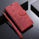 For Samsung Galaxy S24+ / S25+ 5G Orchid Butterfly Embossed Leather Phone Case(Red)