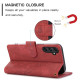 For Samsung Galaxy S24+ / S25+ 5G Orchid Butterfly Embossed Leather Phone Case(Red)