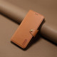 For Samsung Galaxy S24+ 5G Denior Cowhide Texture Wallet Style Leather Phone Case(Khaki)
