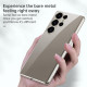 For Samsung Galaxy S24+ 5G SULADA Electroplating TPU Transparent Phone Case(Black)