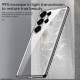 For Samsung Galaxy S24+ 5G SULADA Electroplating TPU Transparent Phone Case(Black)