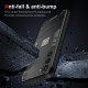 For Samsung Galaxy S23 5G 2 in 1 Shockproof Phone Case(Black)