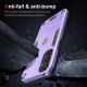 For Samsung Galaxy S24+ 5G 2 in 1 Shockproof Phone Case(Purple)