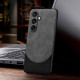 For Samsung Galaxy S24+ 5G SULADA Stitching Leather MagSafe Magnetic Phone Case(Grey)