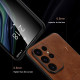 For Samsung Galaxy S24+ 5G SULADA Stitching Leather MagSafe Magnetic Phone Case(Grey)