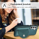 For Samsung Galaxy S24+ 5G Shockproof Leather Phone Case with Card Holder(Green)