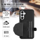 For Samsung Galaxy S24+ 5G Shockproof Leather Phone Case with Card Holder(Black)