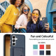 For Samsung Galaxy S24+ 5G Shockproof Leather Phone Case with Card Holder(Blue)
