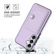For Samsung Galaxy S24+ 5G Shockproof Leather Phone Case with Card Holder(Purple)