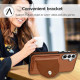 For Samsung Galaxy S24+ 5G Shockproof Leather Phone Case with Card Holder(Brown)