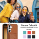 For Samsung Galaxy S24+ 5G Shockproof Leather Phone Case with Card Holder(Brown)