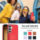 For Samsung Galaxy S24+ 5G Shockproof Leather Phone Case with Card Holder(Red)