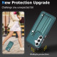 For Samsung Galaxy S24+ 5G Shockproof Leather Phone Case with Wrist Strap(Green)