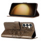 For Samsung Galaxy S24+ 5G Embossed Butterfly Leather Phone Case(Grey)