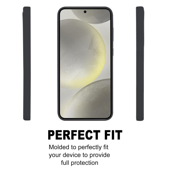 For Samsung Galaxy S24+ 5G GOOSPERY SOFT FEELING Liquid TPU Soft Phone Case(Black)