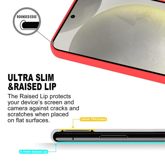 For Samsung Galaxy S24+ 5G GOOSPERY SOFT FEELING Liquid TPU Soft Phone Case(Red)