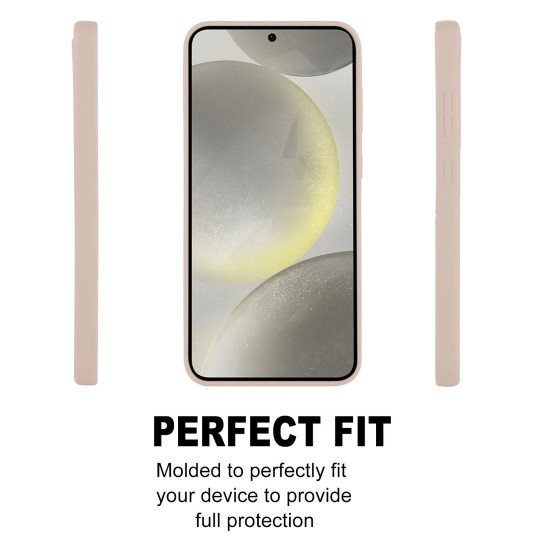 For Samsung Galaxy S24+ 5G GOOSPERY SOFT FEELING Liquid TPU Soft Phone Case(Apricot)