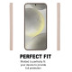 For Samsung Galaxy S24+ 5G GOOSPERY SOFT FEELING Liquid TPU Soft Phone Case(Apricot)