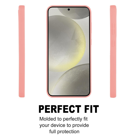 For Samsung Galaxy S24+ 5G GOOSPERY SOFT FEELING Liquid TPU Soft Phone Case(Pink)