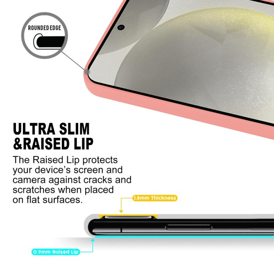 For Samsung Galaxy S24+ 5G GOOSPERY SOFT FEELING Liquid TPU Soft Phone Case(Pink)