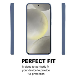 For Samsung Galaxy S24+ 5G GOOSPERY SOFT FEELING Liquid TPU Soft Phone Case(Dark Blue)