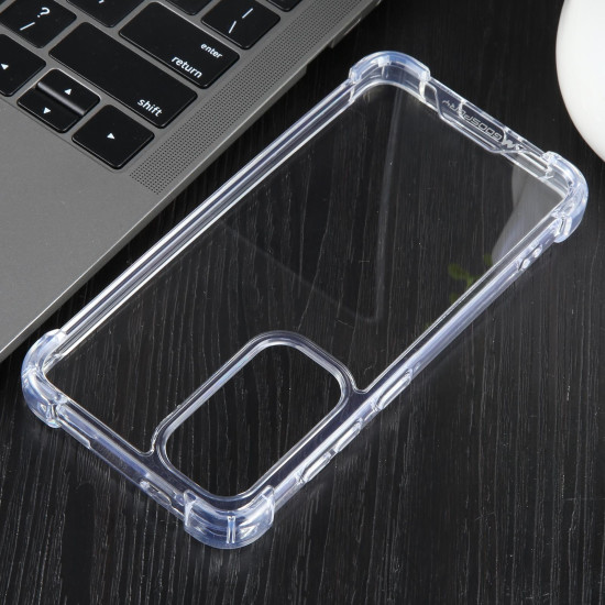 For Samsung Galaxy S24+ 5G MERCURY GOOSPERY SUPER Four-Corner Shockproof TPU Phone Case(Transparent)