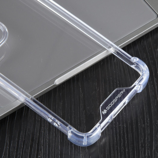 For Samsung Galaxy S24+ 5G MERCURY GOOSPERY SUPER Four-Corner Shockproof TPU Phone Case(Transparent)