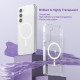 For Samsung Galaxy S23+ 5G Terminator Style Glitter Powder MagSafe Magnetic Phone Case(Transparent)