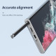 For Samsung Galaxy S24+ 5G Terminator Style Glitter Powder MagSafe Magnetic Phone Case(Pink)