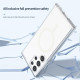 For Samsung Galaxy S24+ 5G Terminator Style Glitter Powder MagSafe Magnetic Phone Case(Transparent)