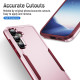 For Samsung Galaxy S24+ 5G Pioneer Armor Heavy Duty PC Hybrid TPU Phone Case(Pink+Rose Red)