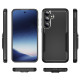 For Samsung Galaxy S24+ 5G Pioneer Armor Heavy Duty PC Hybrid TPU Phone Case(Black)