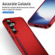 For Samsung Galaxy S24+ 5G Pioneer Armor Heavy Duty PC Hybrid TPU Phone Case(Red+Rose Red)